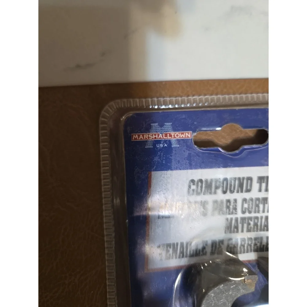 Marshalltown Compound Tile Nippers Soft Grip Tile Cutter Item #TN2 EDI-28285